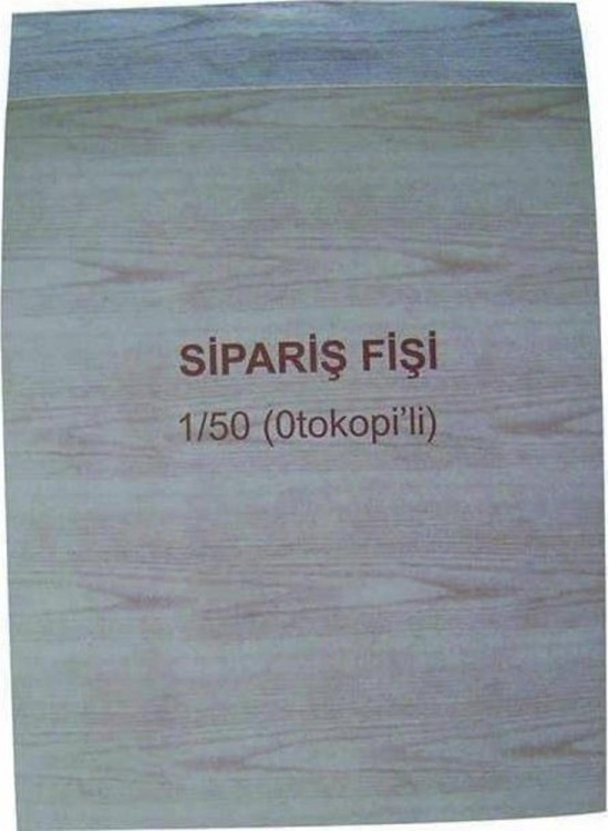 Dilman Sipariş Fişi Otokopili 1/50 4213 (1 Adet) Dilman Sipariş Fişi Otokopili 1/50 4213 (1 Adet)