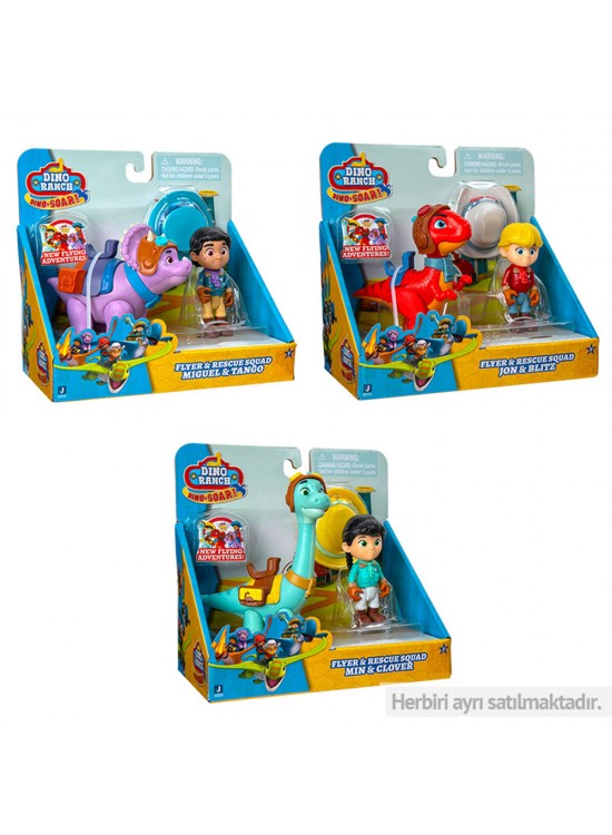 Dino Ranch 2 Li Figür Paketi 7,5 Cm