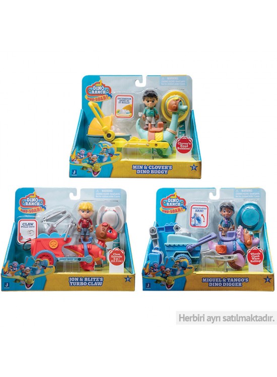 Dino Ranch Deluks Araç 7,5 Cm DNR0009 DNA03401