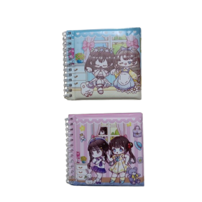 Dıy Spiralli sticker Kitabı Mor (1 Adet)