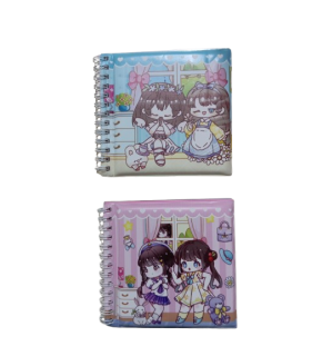 Dıy Spiralli sticker Kitabı Mor (1 Adet)