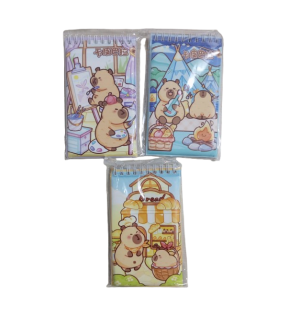 Dıy Spiralli sticker Kitabı Sarı (1 Adet)