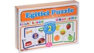 Dıy Toy Çark Eğitici Puzzle İlişki-Gruplama Cp1956