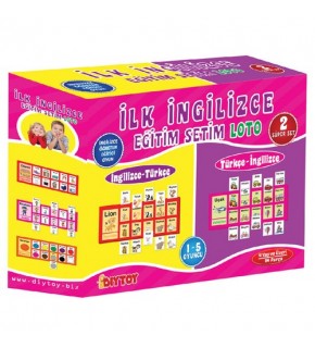 Dıy Toy İngilizce Eğitim Seti Loto