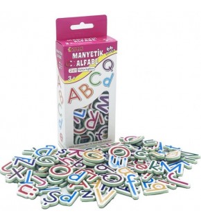 Dıy Toy Manyetik Alfabe 3+ 68 Parça Türkçe-İngilizce