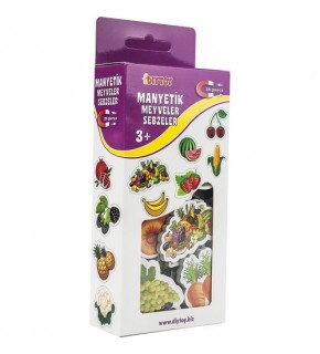 Dıy Toy Manyetik Meyveler-Sebzeler 3+ 26 Parça