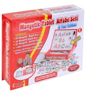 Dıy Toy Manyetik Tablet Alfabe Set