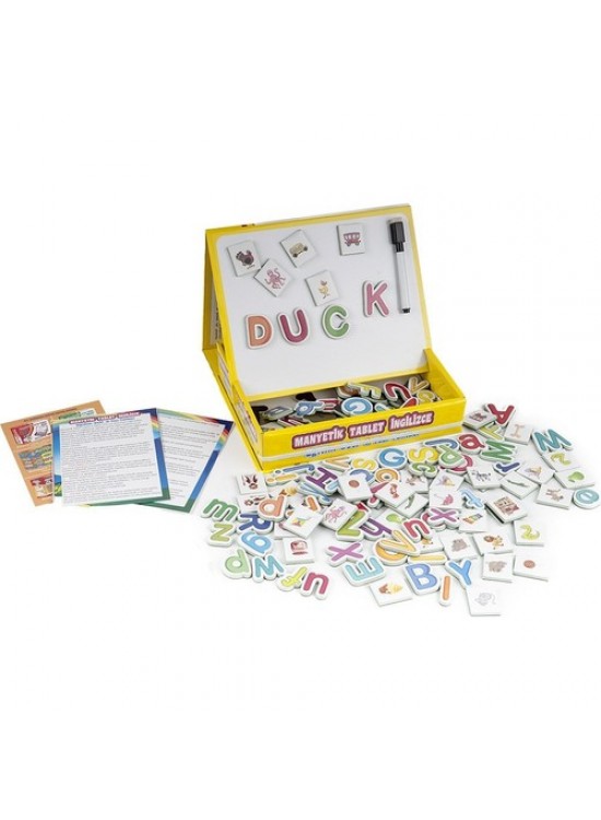 Dıy Toy Manyetik Tablet İngilzce Eğitim  Seti