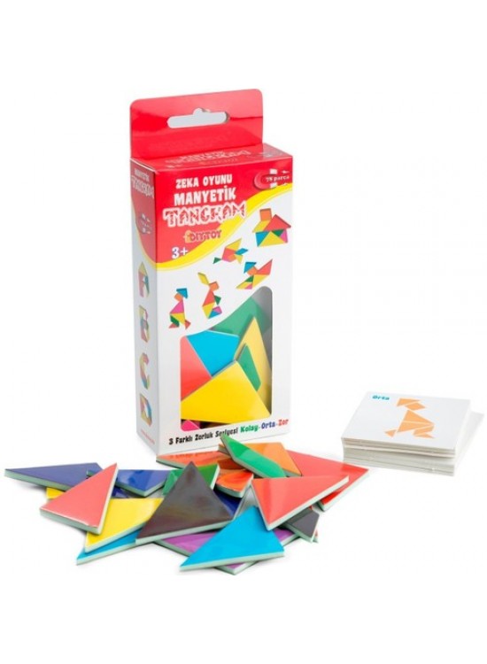Dıy Toy Manyetik Tangram 3+ 36 Parça -My1321