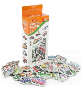 Dıy Toy Manyetik Taşıtlar 3+ 30 Parça