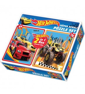 Dıy Toy Puzzle 2İn1 Set Hotwheels Hwp1535