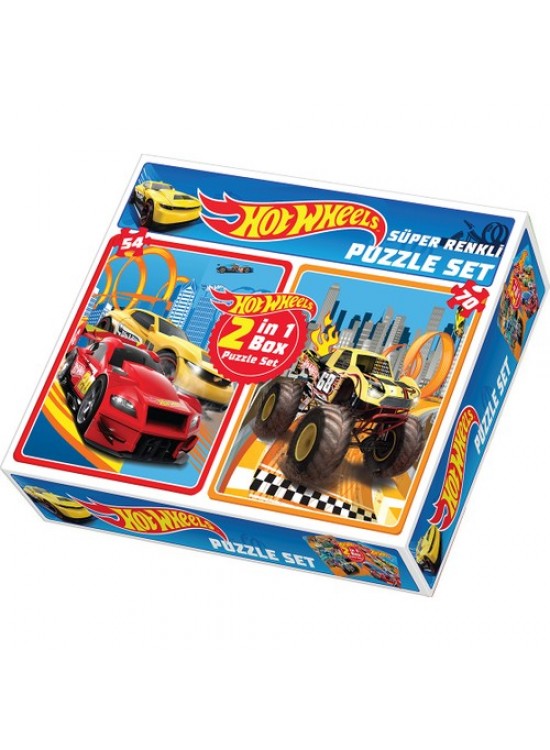 Dıy Toy Puzzle 2İn1 Set Hotwheels Hwp1535