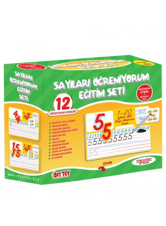 Dıy Toy Sayıları Öğreniyorum 67 Parça 4+ Say9222