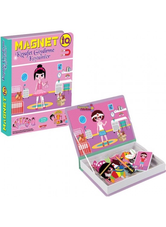 Dıytoy Magnet Iq Kıyafet Giydirme 52Prç Iq1499