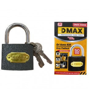 Dmax Asma Kilit Gri 50mm
