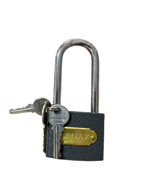 Dmax Asma Kilit Gri 50mm Uzun Kanca