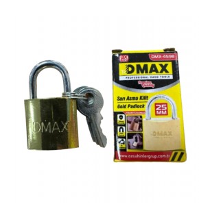 Dmax Asma Kilit Sarı 25mm