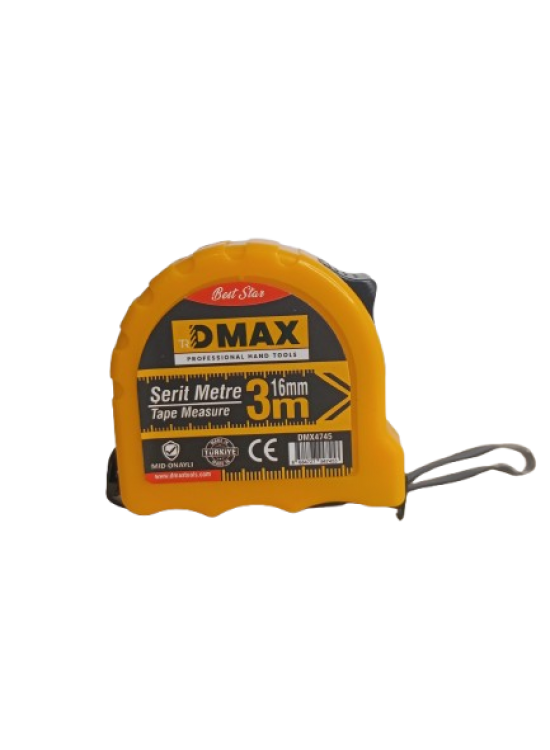 Dmax Profesyonel Şerit Metre 3mx16mm