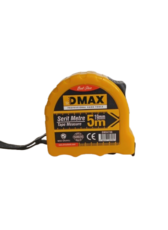 Dmax Profesyonel Şerit Metre 5mx19mm