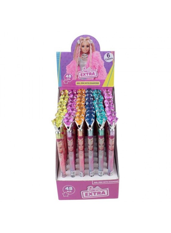 Dolphin Jel Kalem Barbie Taşlı 6 Renk B-170 (1 Adet) Dolphin Jel Kalem Barbie Taşlı 6 Renk B-170 (1 Adet)