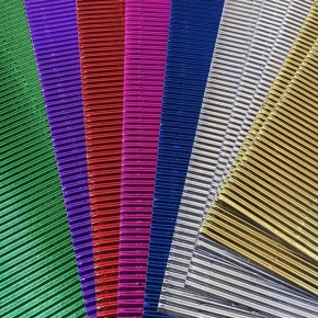 Dolphin Oluklu Metalik Karton 50x70 (1 Adet)