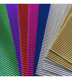 Dolphin Oluklu Metalik Karton 50x70 (1 Adet)