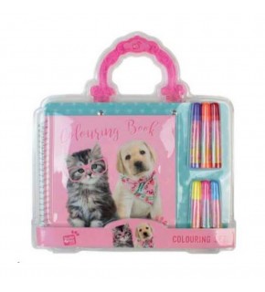 Dolphin Studıo Pets Boyama Seti Çantalı PT-0300