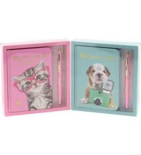Dolphin Studıo Pets Defter+Jel Kalem Kutulu Set Pt-7788