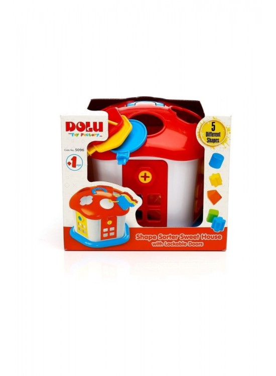 Dolu Oyuncak Sevimli Bultak Ev Kilitli Kapı