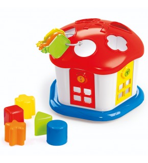 Dolu Oyuncak Sevimli Bultak Ev-Kilitli Kapı