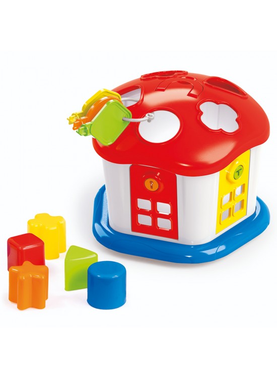 Dolu Oyuncak Sevimli Bultak Ev-Kilitli Kapı