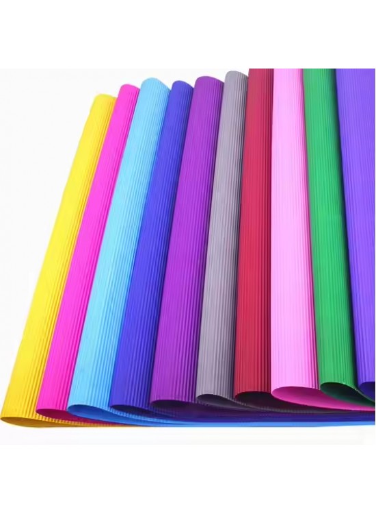 Dominic 50x70 Renkli Oluklu Mukavva 10 Lu