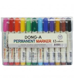 Dong-A Markör Permanent 12 Renk 239314