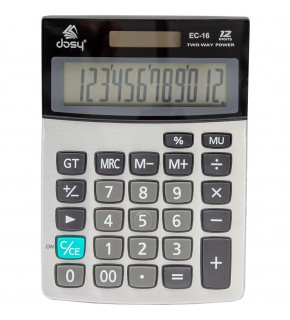 Dosy Hesap Makinesi Masa Üstü 12 Hane EC-16