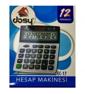 Dosy Hesap Makinesi Masa Üstü 12 Hane EC-17