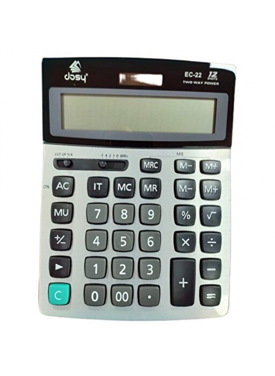 Dosy Hesap Makinesi Masa Üstü 12 Hane EC-22 Dosy Hesap Makinesi Masa Üstü 12 Hane EC-22