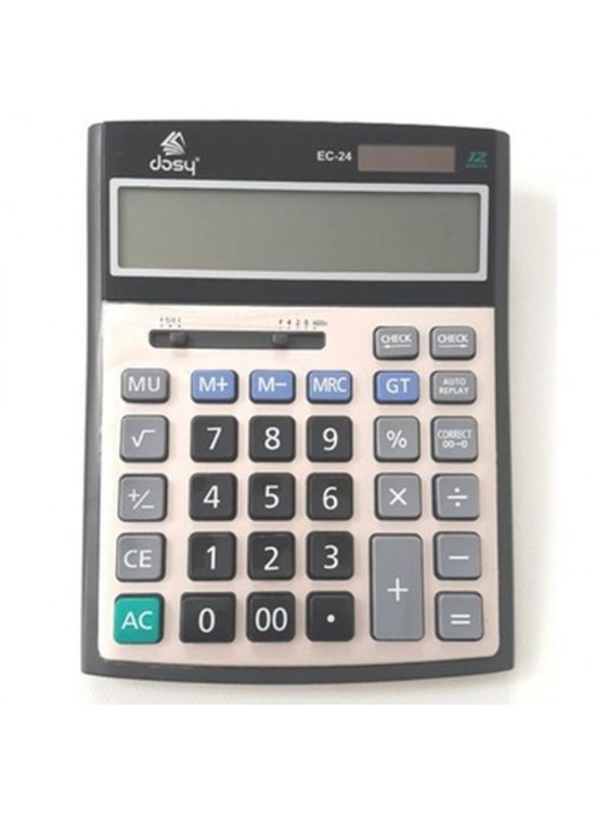Dosy Hesap Makinesi Masa Üstü 12 Hane EC-24 Dosy Hesap Makinesi Masa Üstü 12 Hane EC-24
