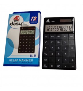 Dosy Hesap Makinesi Orta Boy Siyah EC-5S
