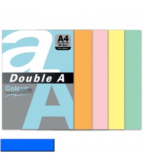 Double A Renkli Kağıt 100 LÜ A4 80 GR Koyu Mavi