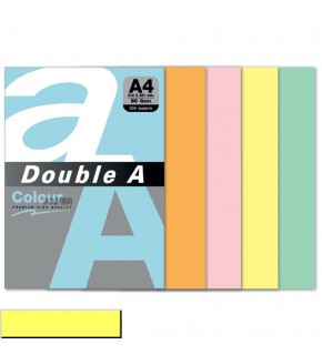 Double A Renkli Kağıt 100 LÜ A4 80 GR Pastel Butter