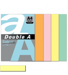 Double A Renkli Kağıt 100 LÜ A4 80 GR Pastel Cheese