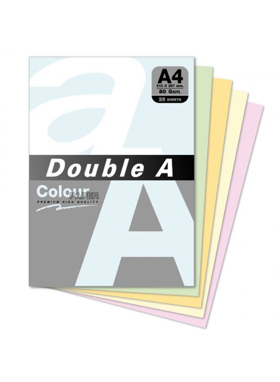 Double A Renkli Kağıt 25 Li A4 80 GR Ocean