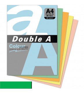 Double A Renkli Kağıt 25 Lİ A4 80 GR Papağan Yeşili