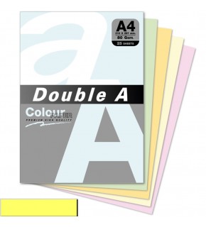 Double A Renkli Kağıt 25 Lİ A4 80 GR Pastel Butter