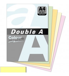 Double A Renkli Kağıt 25 Lİ A4 80 GR Pastel Cheese