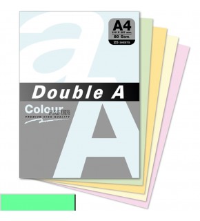 Double A Renkli Kağıt 25 Lİ A4 80 GR Pastel Lagoon