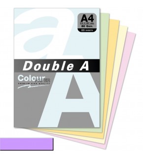 Double A Renkli Kağıt 25 Lİ A4 80 GR Pastel Lavanta