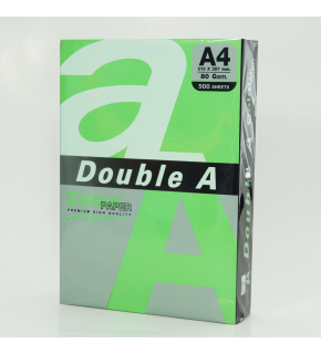 Double A Renkli Kağıt 500 LÜ A4 80 GR Papağan Yeşili