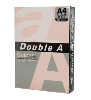 Double A Renkli Kağıt 500 LÜ A4 80 GR Pastel Flamingo