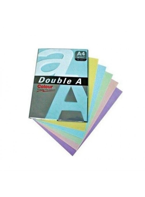Double A Renkli Kağıt 100 LÜ A4 80 GR Pastel Karışık